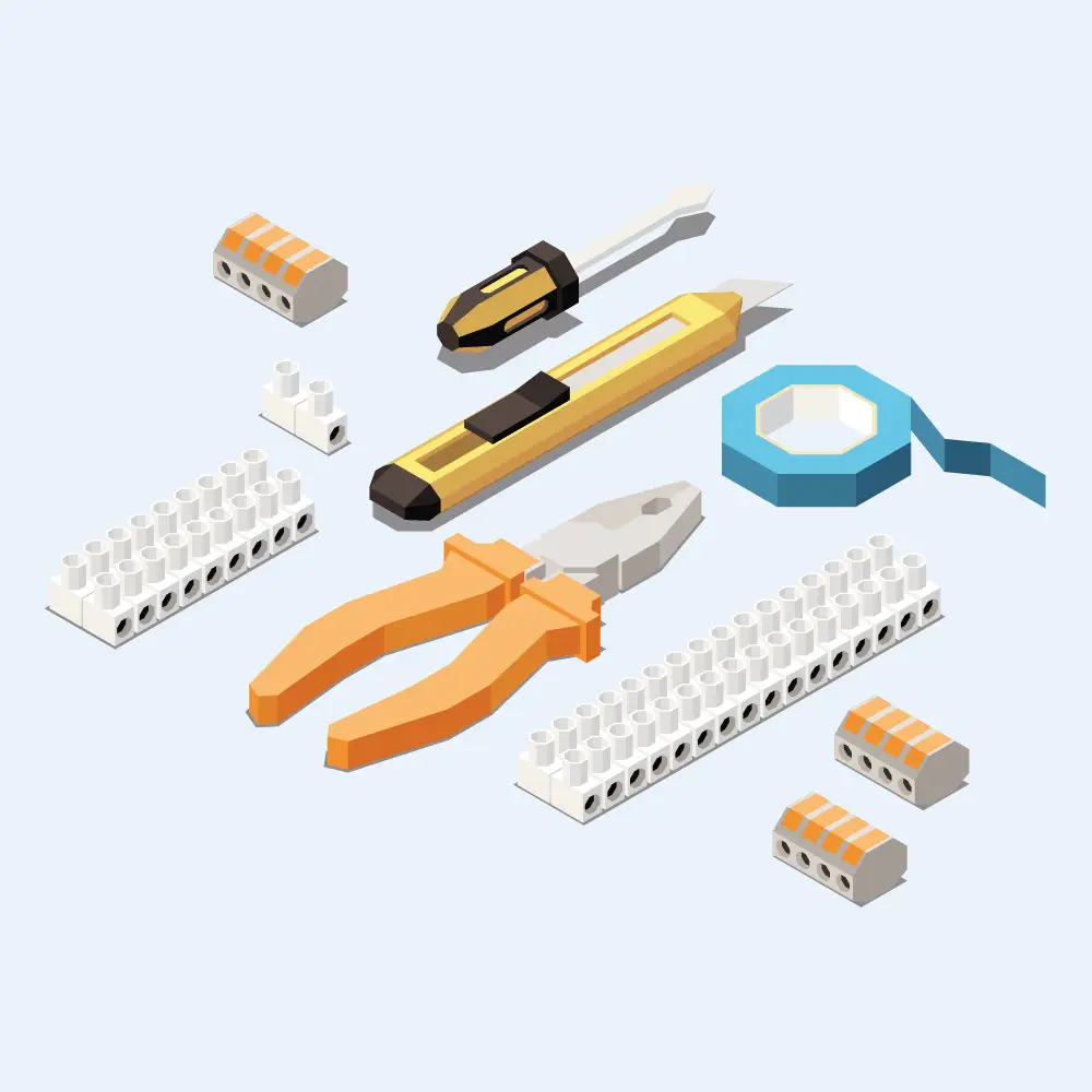 illustrations d'outils de bricolage électrique